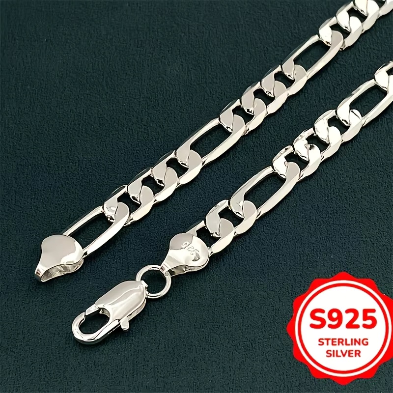 Lobster Clasp Silver - 도매 남성용 925 스털링 실버 목걸이,