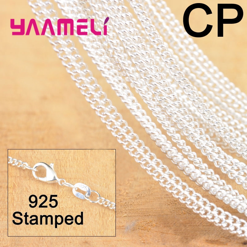 Lobster Clasp Silver - 10PCS 뜨거운 판매 18 인치 925