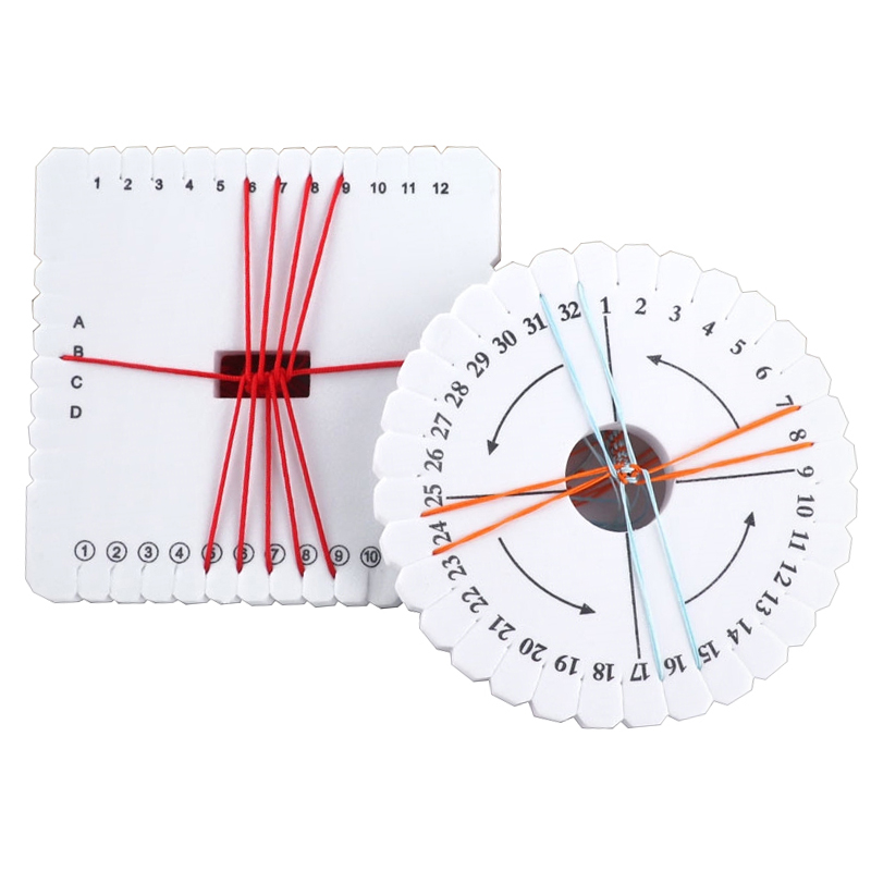 Jewelry Making Machines - 2pcs 디스크/디스크 꼬기 라운드 스퀘어 Kumihimo