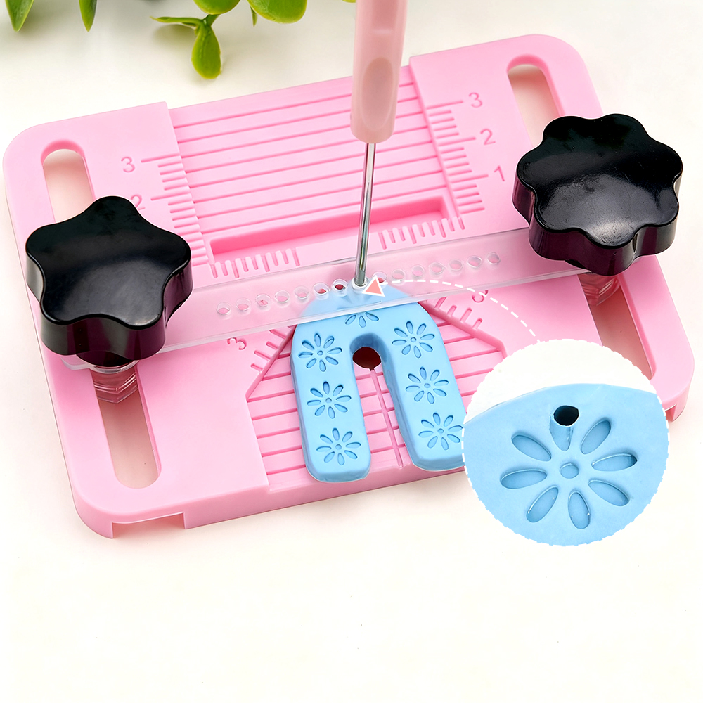 Jewelry Making Drill - 폴리머 클레이 귀걸이 드릴 가이드 도구