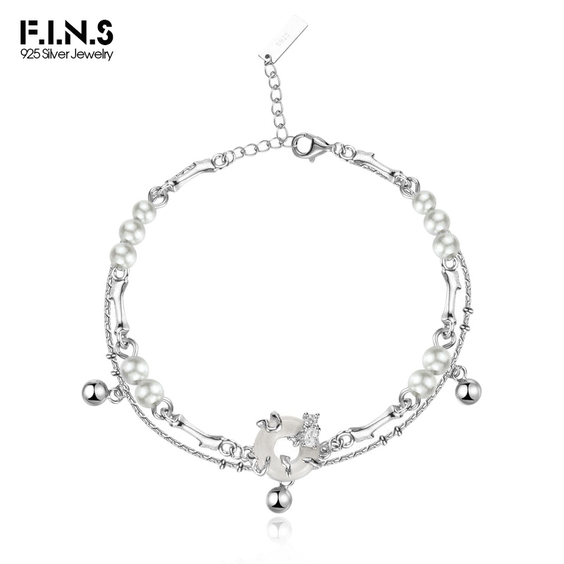 Lobster Clasp Silver - F.I.N.S 중국 스타일 리얼 S925 스털링
