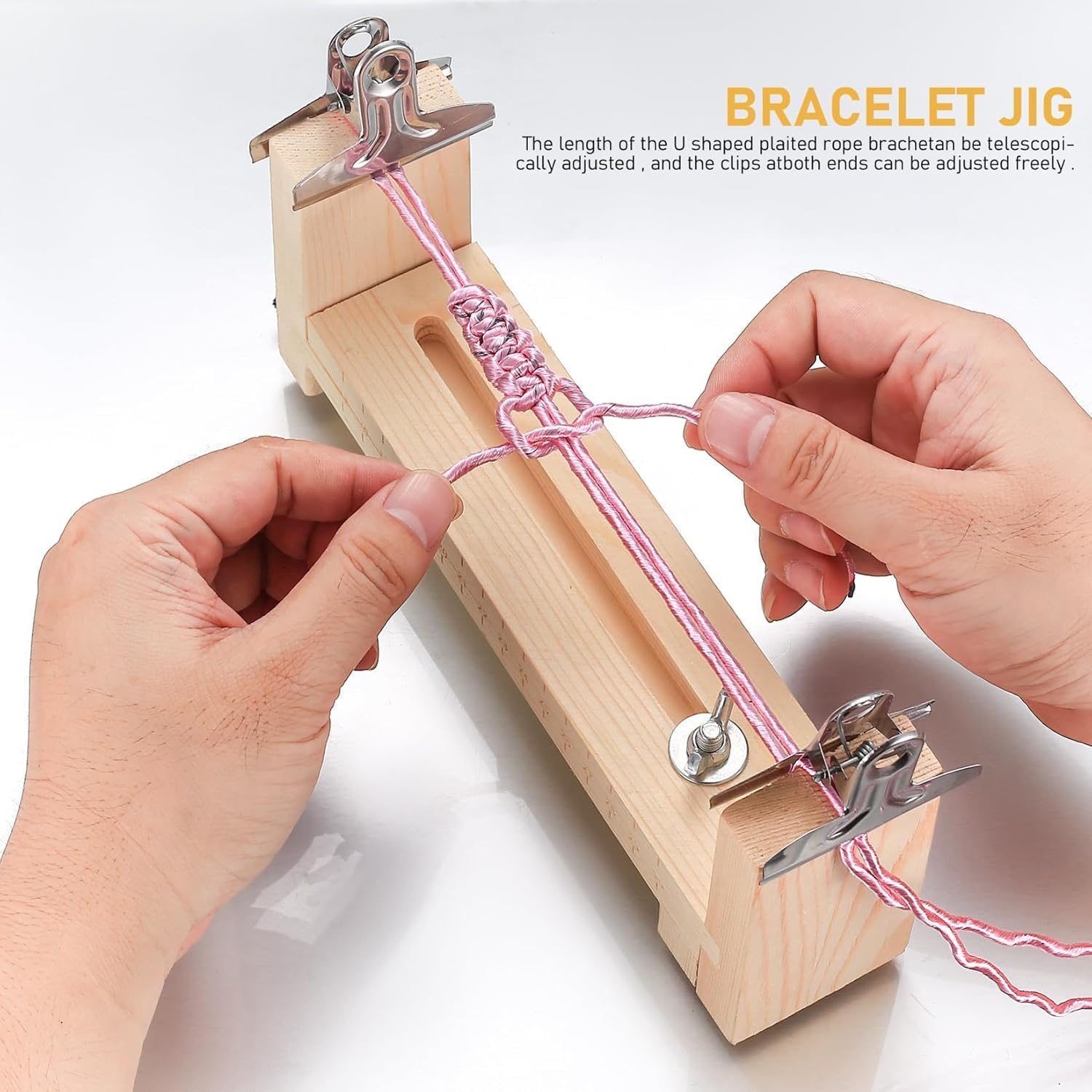 Jewelry Making Machines - DIY 조절 가능한 나무 매듭 지그