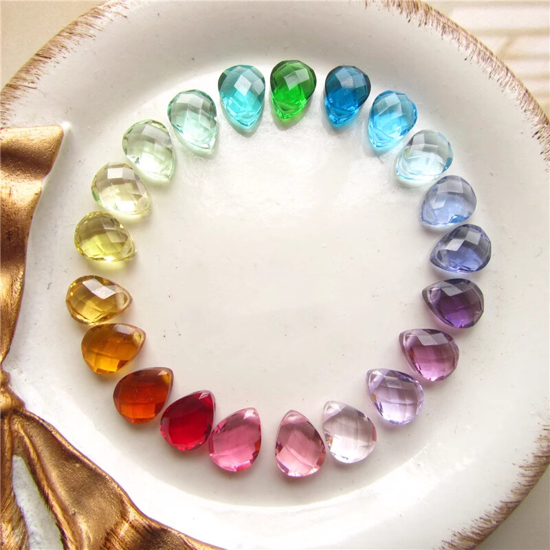 Jewelry Making London - 5 조각 런던 블루 colorfu 석영