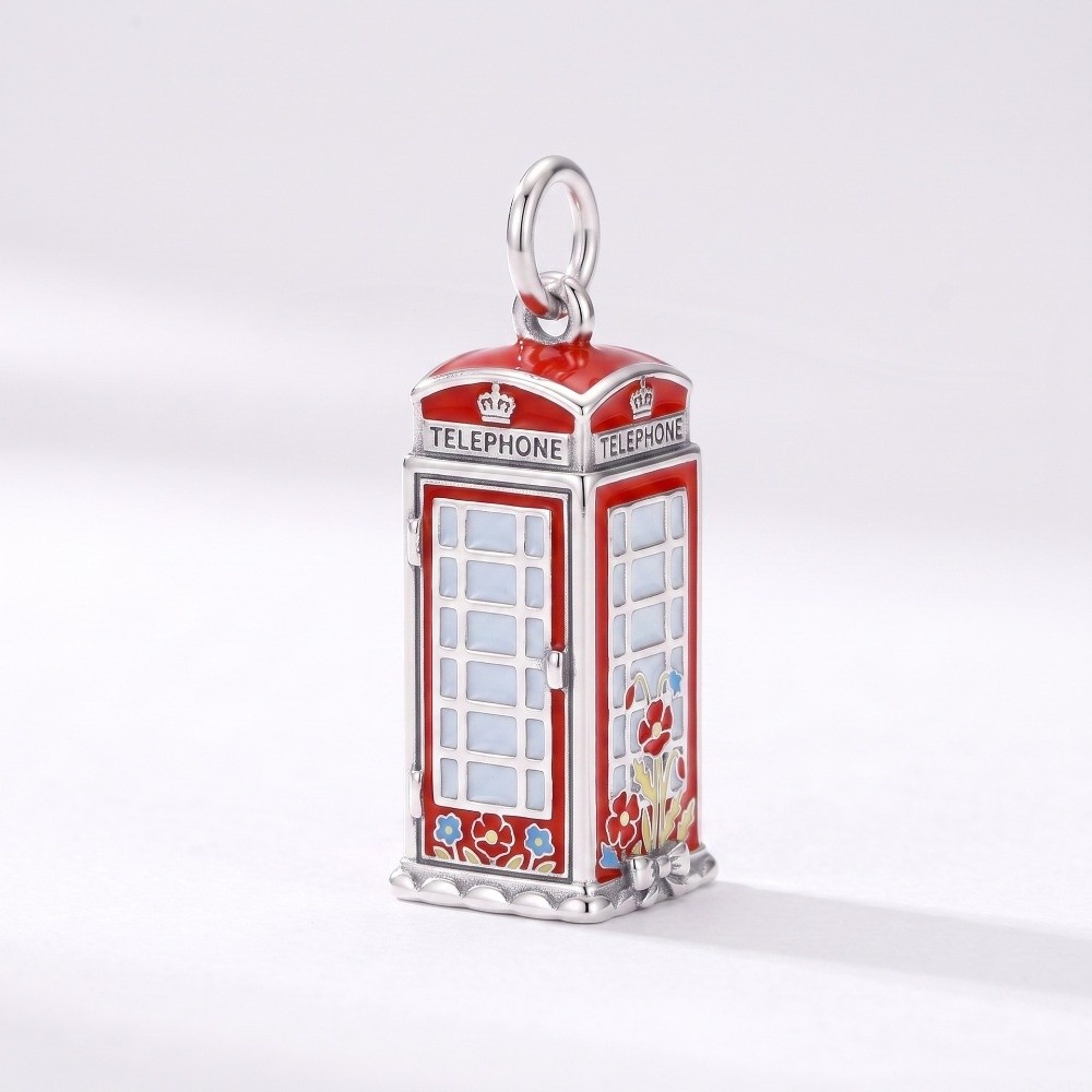 스테인리스 스틸 소재의 귀여운 만화 펜던트, 영국 테마 - Jewelry Making London 리뷰 및 가격