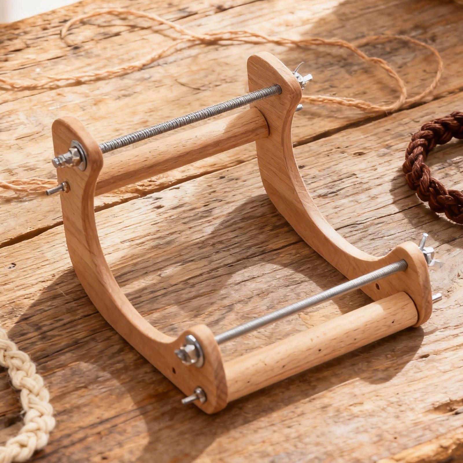 나무 소재의 비즈 직조대, 높이 조절이 가능한 수직 비 - Jewelry Making Machines 리뷰 및 가격