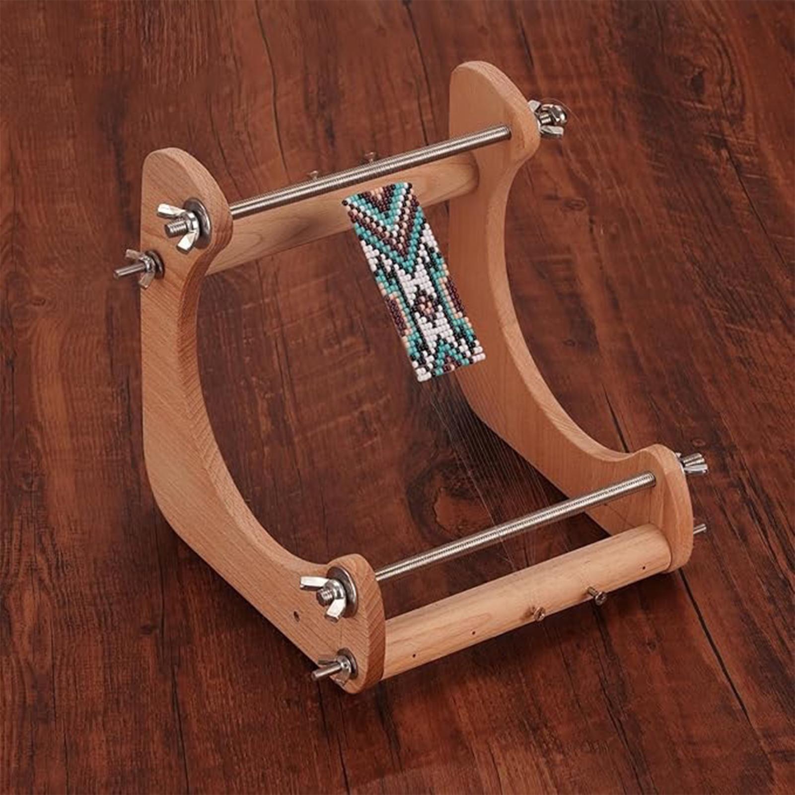 나무 소재의 비즈 직조대, 높이 조절이 가능한 수직 비 - Jewelry Making Machines 리뷰 및 가격