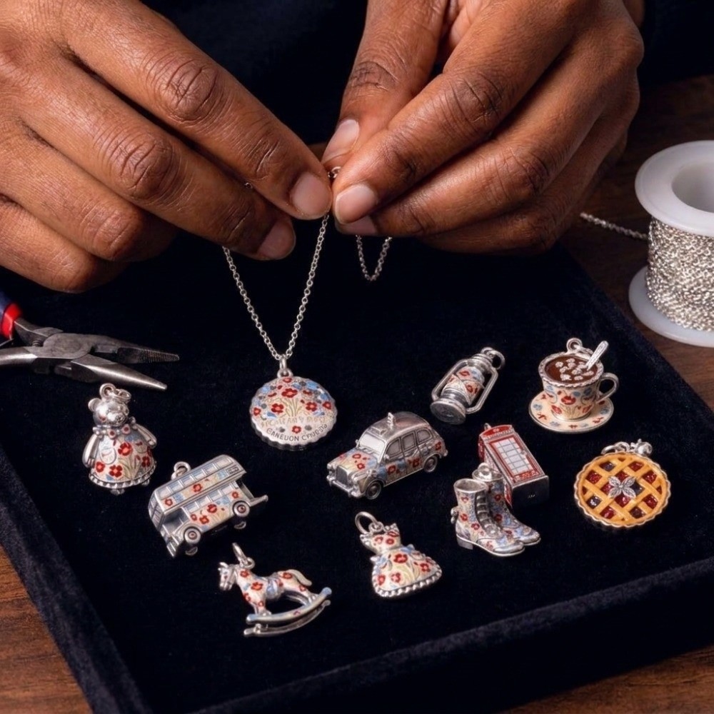 귀여운 스테인리스 스틸 소재의 만화 캐릭터 펜던트, 미 - Jewelry Making London 리뷰 및 가격