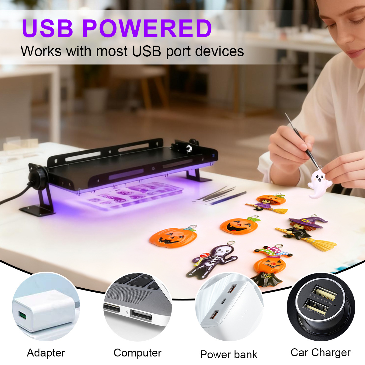 휴대용 50 96 144 LED UV 레진 경화등 DI - Jewelry Making Dc 리뷰 및 가격