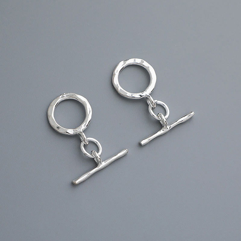 925 스털링 실버 소재의 토글 잠금장치, 망치로 두드 - Jewelry Making In La 리뷰 및 가격
