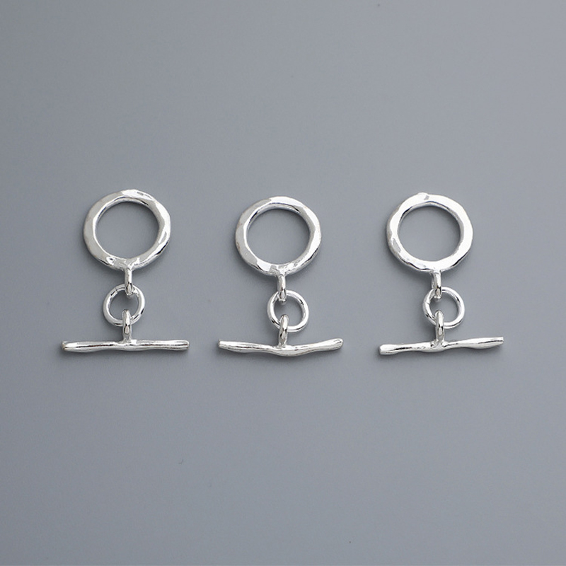 925 스털링 실버 소재의 토글 잠금장치, 망치로 두드 - Jewelry Making In La 리뷰 및 가격