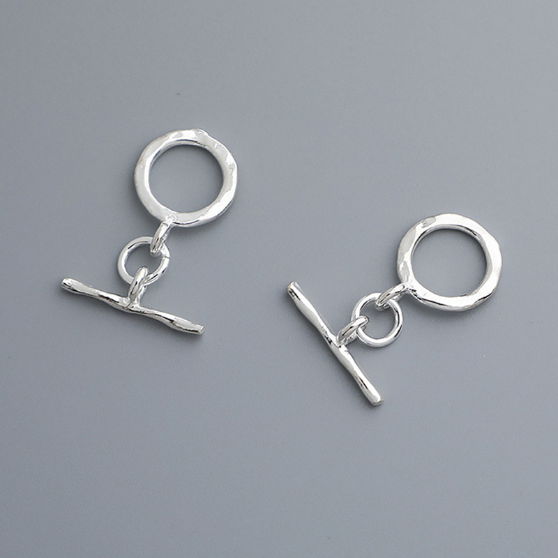 925 스털링 실버 소재의 토글 잠금장치, 망치로 두드 - Jewelry Making In La 리뷰 및 가격